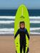 Frederico Varandas com família na praia, em dia de descanso.
