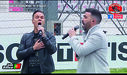 Anjos a interpretar o hino nacional