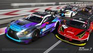 Competição de Gran Turismo com carros da Lexus, Ferrari e BMW