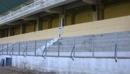 Estádio  do FC Alverca em obras para a 1ª Liga 2025/26