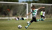 Frederico Varandas assiste a jogo do filho na Academia do Sporting