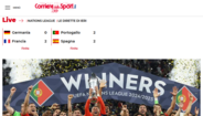 Corriere dello Sport - Portugal comemora nos penáltis. Erro de Morata é decisivo