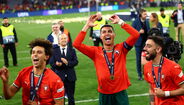 Cristiano Ronaldo celebra conquista da Liga das Nações