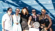 Vencedoras do CUPRA Padel on Tour em Coimbra celebram