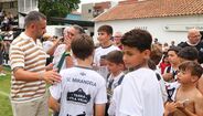Rui Borges homenageado em Mirandela com a equipa do SC Mirandela
