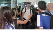 Adeptos apoiaram dragões na partida para os EUA