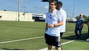Rui Costa no treino do Benfica nos Estados Unidos