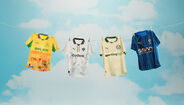 Equipamentos de futebol do Palmeiras, Mamelodi Sundowns e outros clubes em exposição