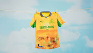 Camisola amarela e verde do Mamelodi Sundowns