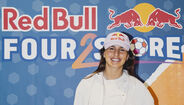 Kika Nazareth marca presença na final do Red Bull Four 2 Score em Portugal.
