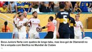 O Boca Juniors-Benfica visto pela 'ESPN Brasil'