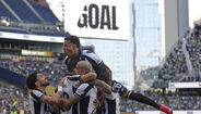 Botafogo celebra golo de  Jair Cunha