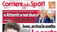'Corriere dello Sport': a capa desta quarta-feira
