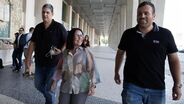 Joana Marques à chegada a tribunal