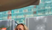 Katarina Larsson no casamento de Hjulmand e Emilie em Copenhaga