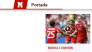 Marca - Benfica vence o Bayern e revoluciona o Mundial
