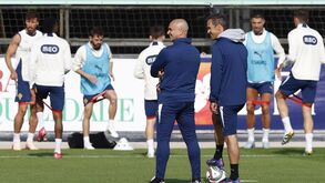 Treino da Seleção Nacional