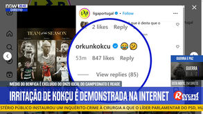 Kökçü irónico após ser excluído do lote de melhores médios para a Liga