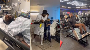 Do hospital ao regresso aos treinos: as imagens da impressionante recuperação de Michail Antonio