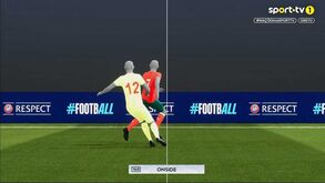 
O golo de Nuno Mendes no Portugal-Espanha: Ronaldo estava em jogo por uma 'unha negra'