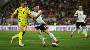 Gyökeres, jogador do Sporting, felicitado pelo clube por ter sido o melhor marcador da Liga das Nações