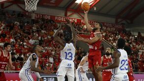 Aaron Broussard no Benfica-FC Porto