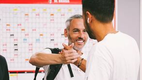 Carlos Vicens visita instalações da Cidade Desportiva do Sp. Braga em dia de apresentação