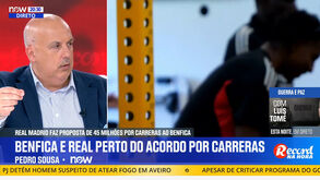 Pedro Sousa: «Carreras vai custar 50 milhões ao Real Madrid e será pago em três vezes»