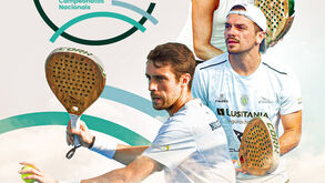 O cartaz do Campeonato Nacional Absoluto de Padel