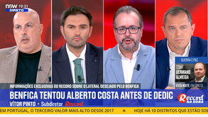 Vítor Pinto: «O Benfica teve a contratação de Alberto Costa praticamente fechada antes de avançar para Dedic»