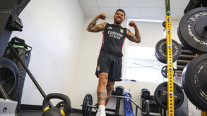 As imagens da preparação do Benfica para o jogo com o Auckland