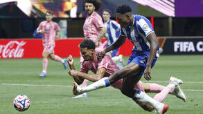 Samu liderou remata à baliza do Inter Miami