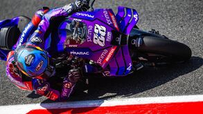 Miguel Oliveira em ação na qualificação do GP de Itália 