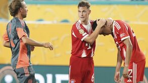 À atenção do Benfica: Musiala volta a lesionar-se antes do derradeiro jogo da fase de grupos