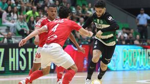 Tomás Paçó no jogo 1 da final do playoff com o Benfica 