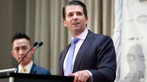 Donald Trump Jr. discursa num evento