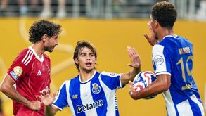 Rodrigo Mora festa o primeiro golo dos dragões frente aos egípcios