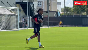 Renato Sanches a treinar