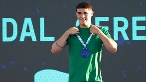 Diogo Ribeiro, campeão europeu de sub-23 nos 50 metros mariposa, na Eslováquia