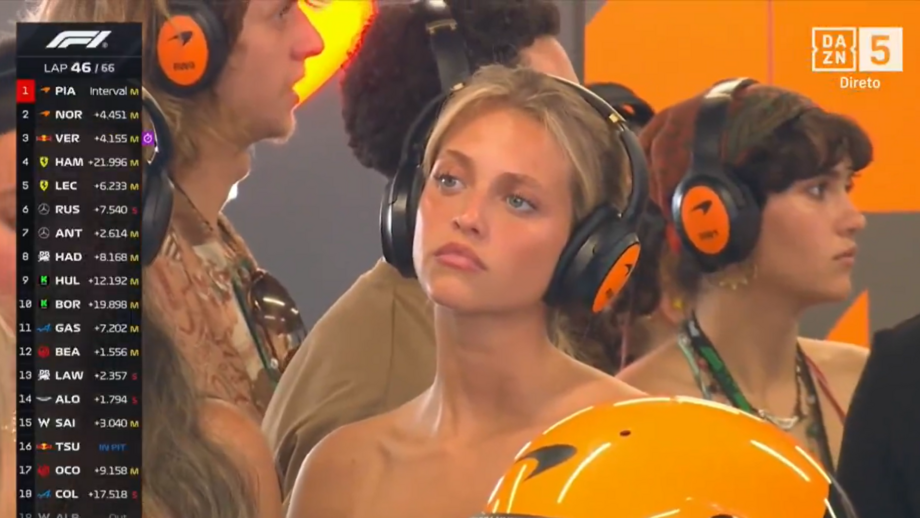 Margarida Corceiro avistada no GP de Espanha