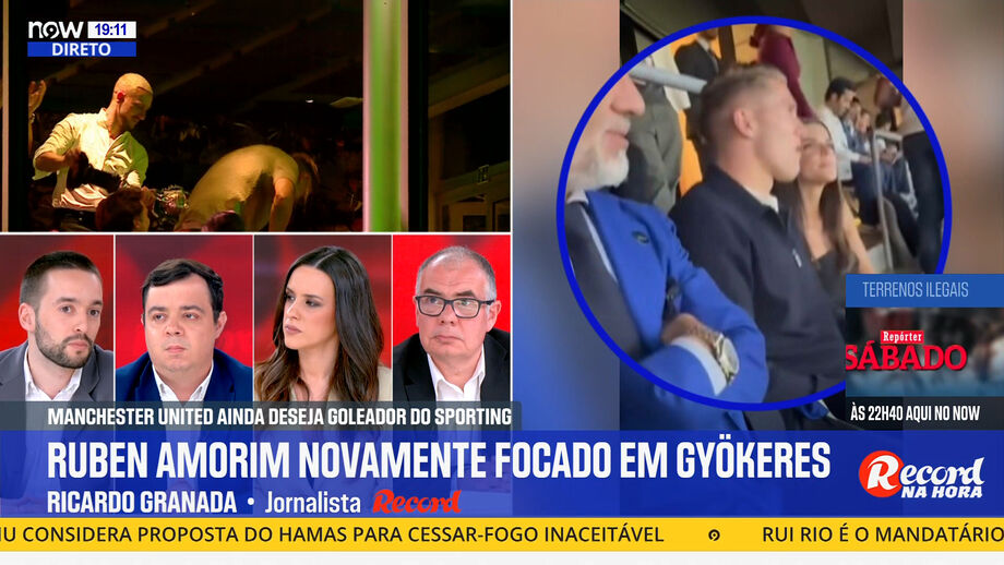 Ricardo Granada, jornalista de Record, explica presença do avançado do Sporting em Munique