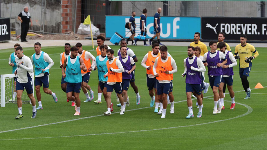 Treino da Seleção Nacional
