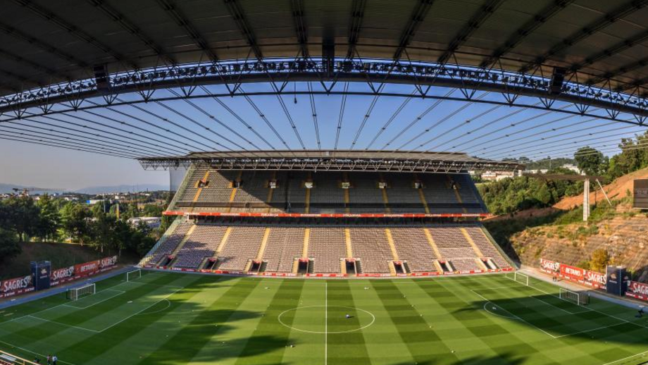 Vista geral do Estádio Municipal de Braga