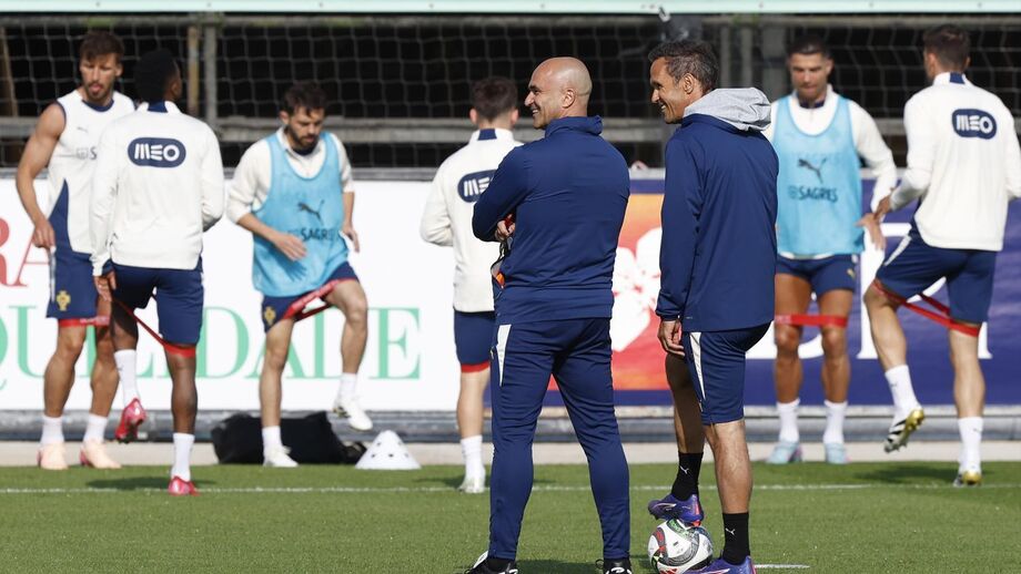 Treino da Seleção Nacional