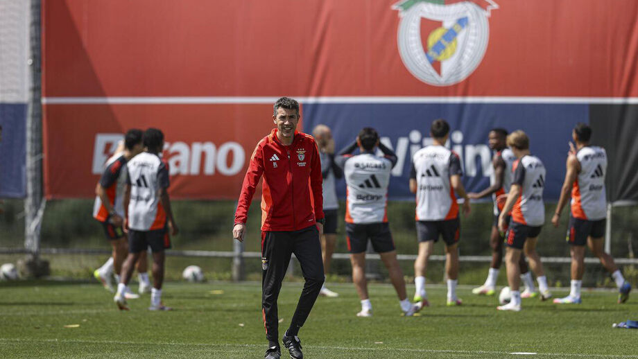 Bruno Lage no Benfica Campus