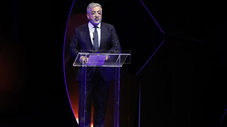 Joaquim Evangelista discursa na Gala das Campeãs Record BPI de 2024 