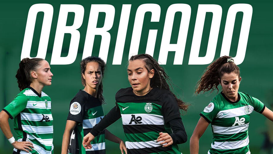 Sporting agradece a dedicação de quatro jogadoras