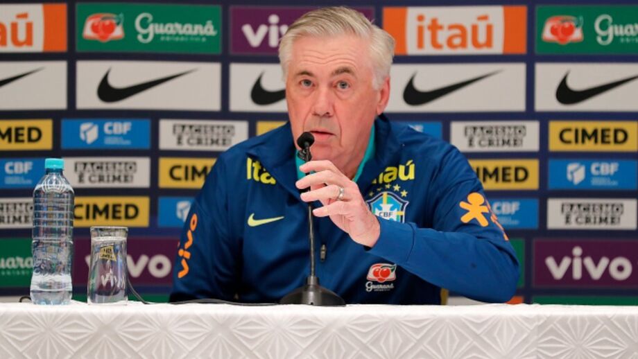 Ancelotti confiante antes da estreia pelo Brasil contra o Equador