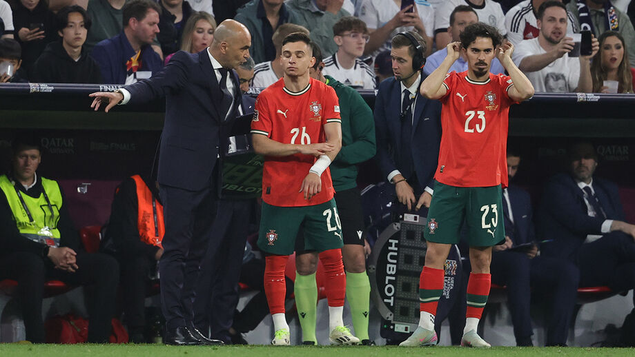 Francisco Conceição com Martínez