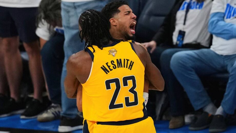 Indiana Pacers vencem os Oklahoma City Thunder no primeiro jogo das finais da NBA